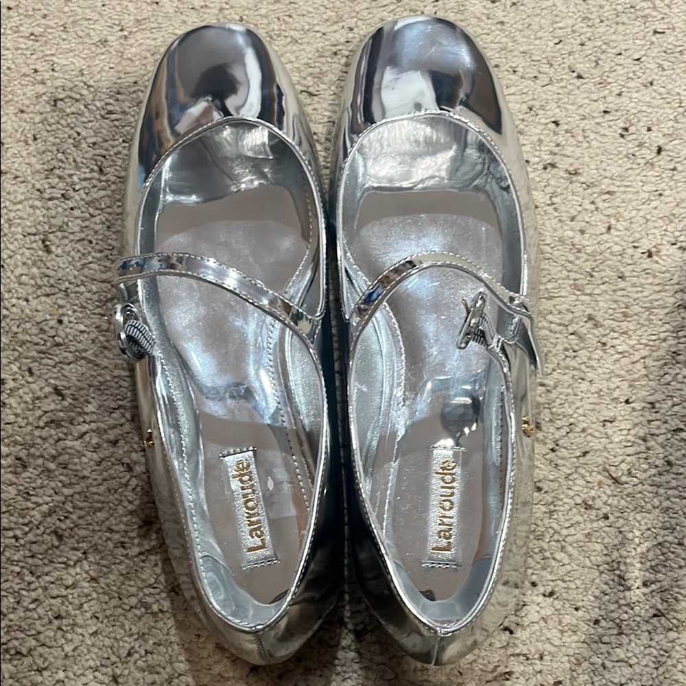 Laroudé Silver Mary Jane Shoes